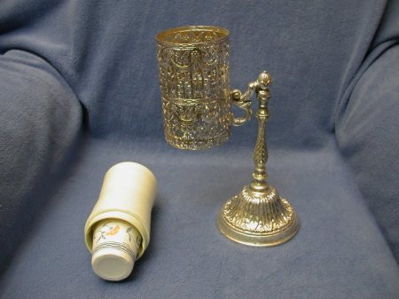 Filigree Dixie holder Dispenser/Holder Vintage  vintage cup dixie  â€“ Sold Bathroom  Silver Cup